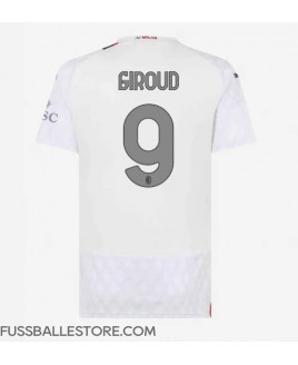 Günstige AC Milan Olivier Giroud #9 Auswärtstrikot Damen 2023-24 Kurzarm
